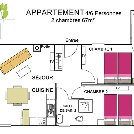 Gites & Tiny Houses Les Hauts De Toulvern Baden Room photo