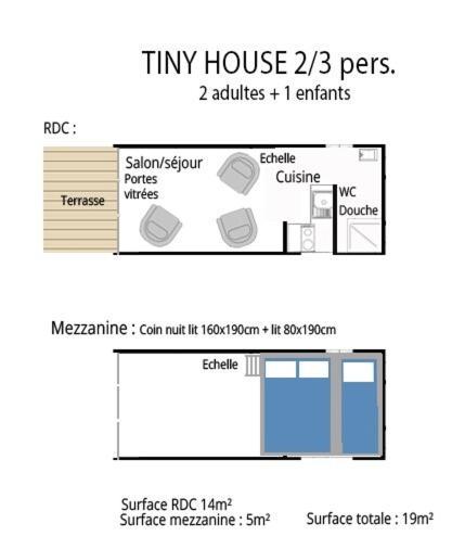 Gites & Tiny Houses Les Hauts De Toulvern Apartment *